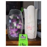 Miracle orchid flower decor and fine China made in Japan floral vase