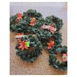Christmas wreath quantity of 8