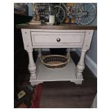 Solid wood R.W. McDonald end table NO CONTENTS. 24'×24'×26'