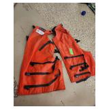 Leg protective garment