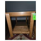 Solid wood John V. Schultz end table