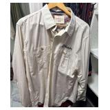 Mens 2XL Kubota long sleeve button up shirt