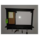 Wall mounted organizer and key holder