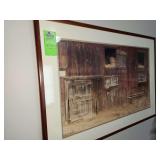 rustic wooden barn wall art