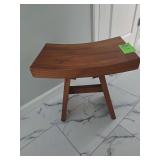 Heavy solid wooden stool