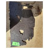 Decorative metal wall yard art panel new