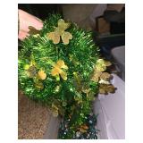 St. Patrick's day garland and lights, Easter decor