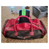 Corvette gym bag with blanket