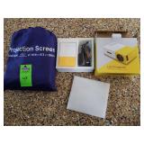 LED projector  and Projection Screen like new