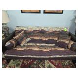 7' long solod wood western style John V. Schultz futon