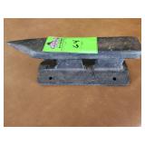 Anvil made out of a railroad rail