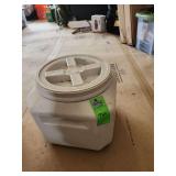 Bird food and container