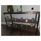 Decorative sturdy sofa table. 4'×1'×2.5'. NO CONTENTS