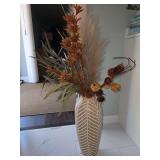 Faux flower decor in vase