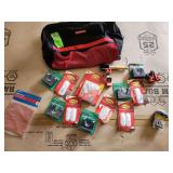 Hangers and tool bag