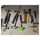 Hammers and pry bar