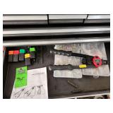 Rivet nut gun with extra heads