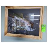 Framed fisp picture about 23in X 19in