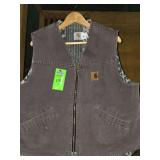 Size XL Carhartt fleece lined vest
