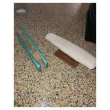 seam roll, a pressing tool used to press seams open without leaving imprints on the right side of the fabric and miscellaneous items