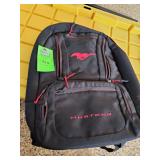 Ford Mustang backpack with USB connector inside