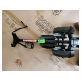 Wide-Trac Tartan Golf pull cart with a heavy-duty aluminum frame.