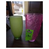 2 beautiful spring vases