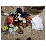 Face mask gloves tool belt safety vest protective suits