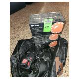 LED safety flares and 10.8 lithium ion battery charger