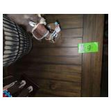 Solid wood R.W. McDonald end table NO CONTENTS. 24'×24'×26'