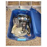 heavy-duty cargo tie-down ratchet straps and hitches