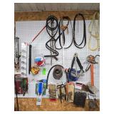 Contents of peg board