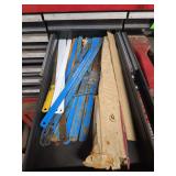 Saw blades, scrapers, screen tool, etc