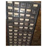 Wall bin and contents