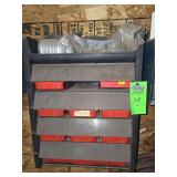 Wall bin with contents