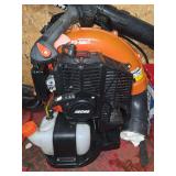2 gas powered back pack leaf bloers
