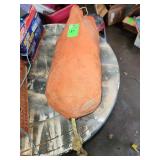 Canvas bag of boat rope