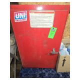 Metal cabinet and contents