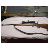 Savage 270 Win left hand bolt with Nixon tactical scope