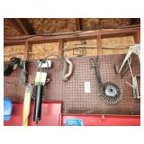 Contents of pegboard