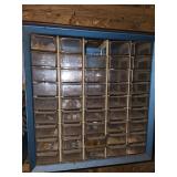 Wall bin and contents