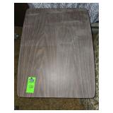 Vintage solid wood end table with drawer