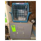Metal Oxford filing drawer and small pet carrier