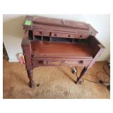 late 19th-century Victorian-style spinet desk