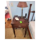 Night stand with contents