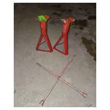 Jack stands and 3 way lug wrench