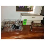 Jewelry boxes with contents