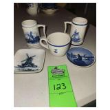 Delft style miniware