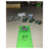 Mini ceramic elephants