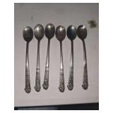 Set of 6 vintage Kagran Crown silver plated Howdy Doody spoons